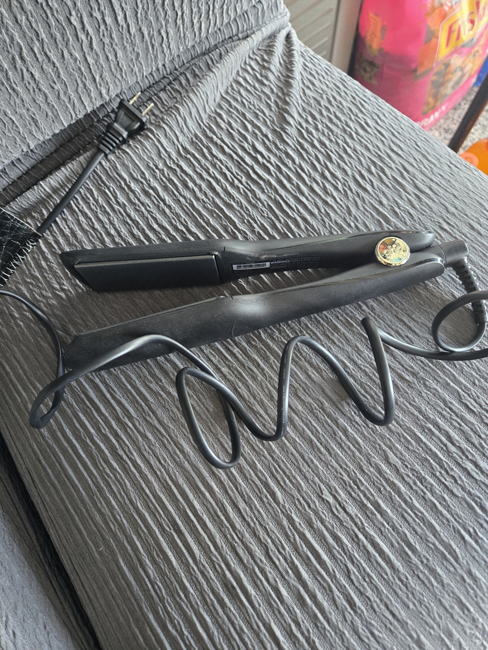 GHD Black Hair Straightener Flat Iron